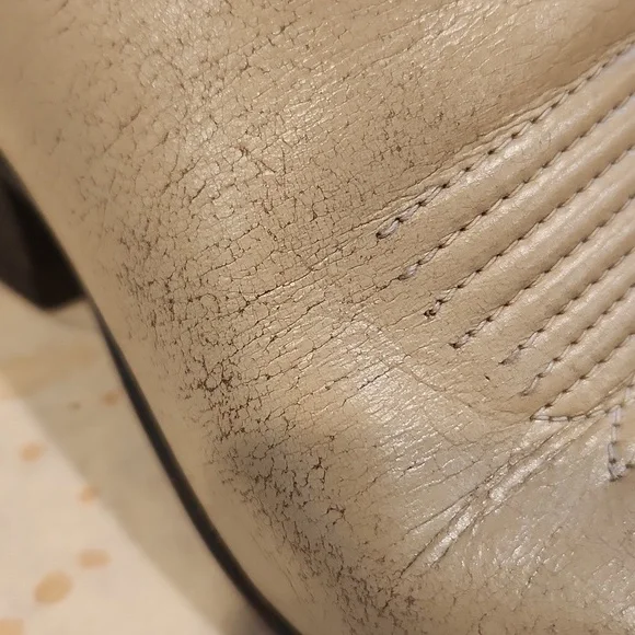 TONY Lama Women's Leather Ywo Tone Cowboy Boots - Picture 4 of 15